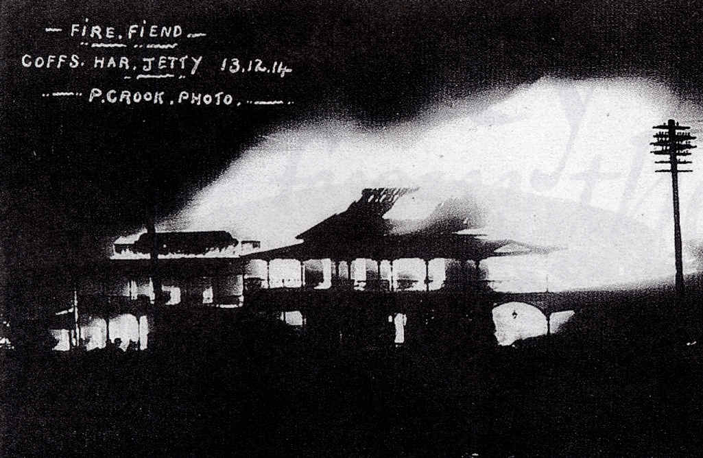 DEVASTATING: A fire that destroyed much of Jetty Town a century ago today was thought to have started in a restaurant. DEVASTATING: A fire that destroyed much of Jetty Town a century ago today was thought to have started in a restaurant.